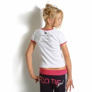 Top of the Table T- Shirt White/Pink