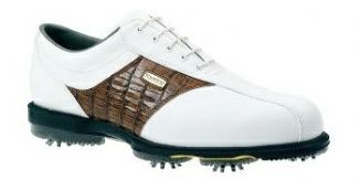 DRYJOYS PODS GOLF SHOES White/Amber/Lizard / 10.5