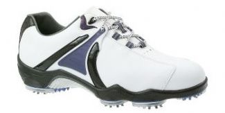 DRYJOYS PODS GOLF SHOES WHITE/BLACK/PURPLE 10.0