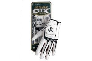 WEATHERSOF GTX LADIES GOLF GLOVE RIGHT HAND PLAYER / WHITE/SILVER / LARG