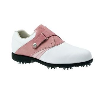 Footjoy WOMENS AQL GOLF SHOES (WHITE/PINK) 6.5