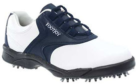 Womens Greenjoys White/Navy 48742 Golf Shoe