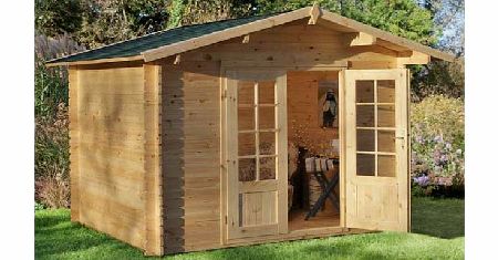 Forest Garden Bradnor Log Cabin