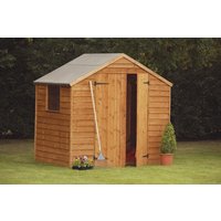 FOREST Larch Lap Overlap Double Door Apex Shed 7`x 7`