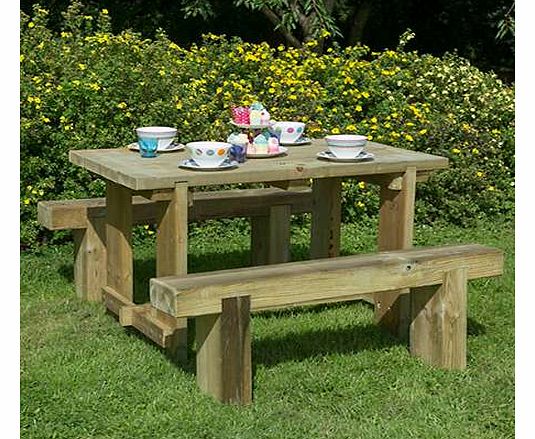 Refectory Table  Sleeper Bench Set