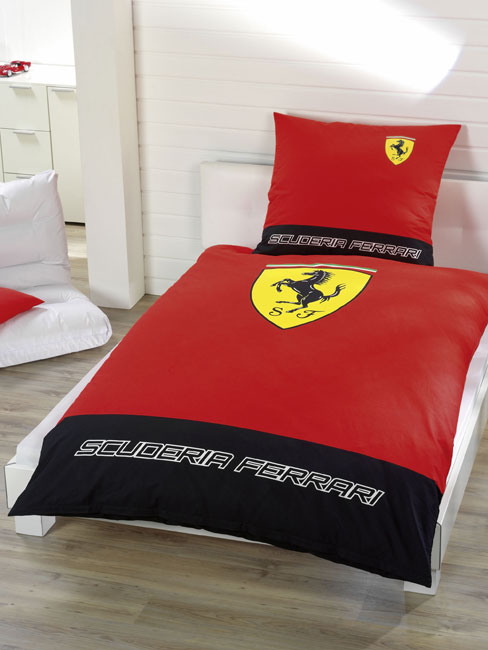 Ferrari F33 Scuderia Logo Duvet Cover and