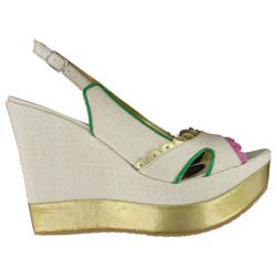 FORN DEE PEEP TOE WEDGE