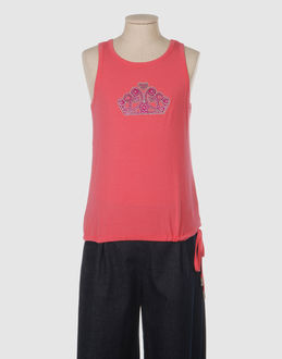 TOP WEAR Sleeveless t-shirts GIRLS on YOOX.COM