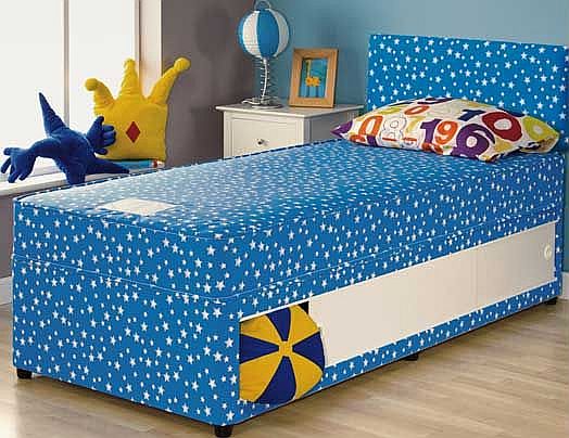 Oscar Single Headboard - Blue