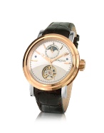 Apollo - Men` Silver Dial Automatic Mechanical Dress Watch