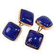 Vintage Style Lapis Lazuli Cufflinks