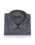 Gray Cotton Dress Shirt