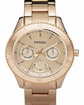 Ladies Rose Gold Ip Multi-Eye Analogue Stella Watch - Es2859