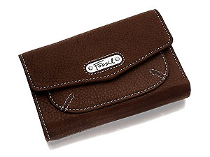 Leather Espresso Olivia Multipurpose Purse 010229