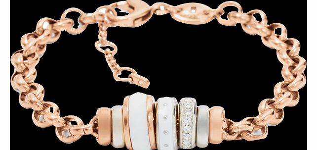 Rose Coloured Chain Bracelet JF01121998