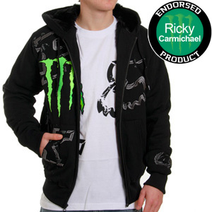 Monster Downfall Sasquatch Fleece lined zip