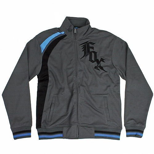 Mens Fox Racing Askew Track Top 028 Charcoal