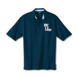 Jeantex Baytown Sailing Polo Shirt, Dark Blue, S
