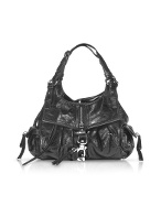 Secret Love J - Calfskin Zippered Shoulder Bag