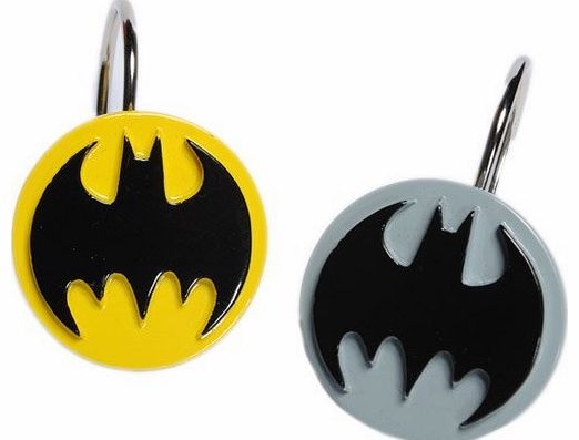 Batman Curtain Shower Hooks