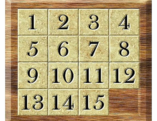 15 Puzzle Wooden Free