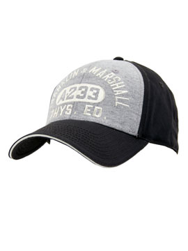 Franklin and Marshall Grey/Black Baseball Cap