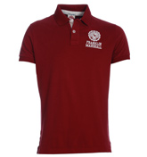 Franklin and Marshall Red Polo Shirt