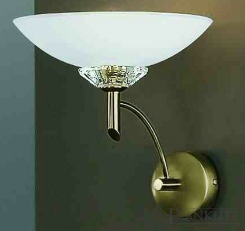 Fizz bronze finished wall light