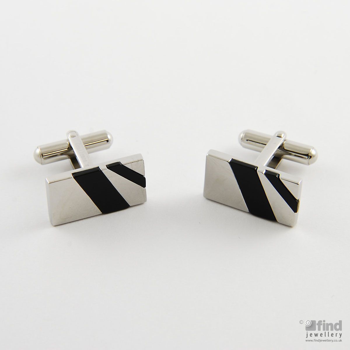 Fred Bennett Contemporary Stainless Steel Cufflinks