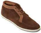 Drury Mid Brown Suede Trainers