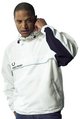 hooded overhead track jacket