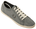 Kingston Navy Herringbone Canvas