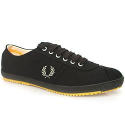 Male Table Tennis Fabric Upper Fashion Trainers in Black and Gold, White and Blue