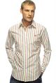 mens long-sleeved striped shirt