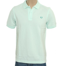 Pale Aqua Pique Polo Shirt