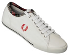 Reprise Cuff White Leather Trainers