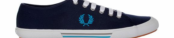 Vintage Tennis Blue Canvas Trainers