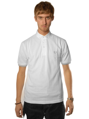 Woven Collar Polo