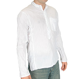 Crinkle Grandad Shirt