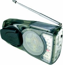 EyeMax Self-Sufficient Radio - Transparent Black