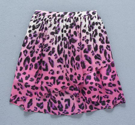 Freespirit Drop Hem Animal Skirt