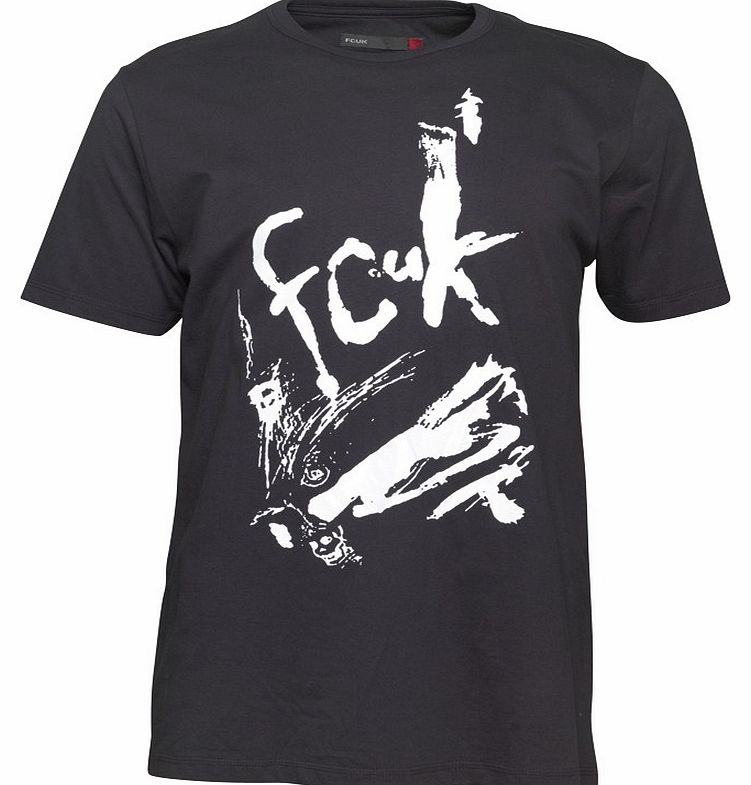 Mens Splat T-Shirt Black/White