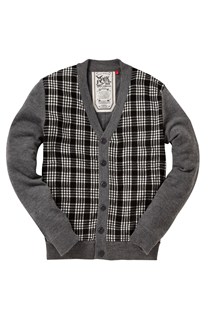 Wilhelm Mixed Check Cardigan