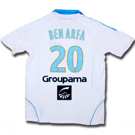 Adidas 08-09 Marseille home (Ben Arfa 20)