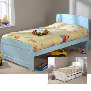 , Rainbow Blue 3FT Single Bedstead