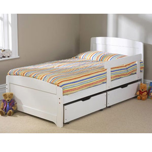 , Rainbow White 3FT Single Bedstead