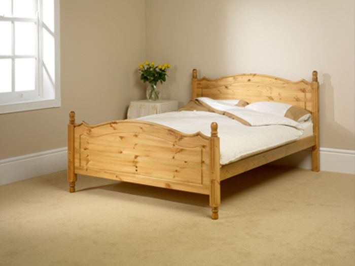 FSM Boston 4ft 6 Double Pine Bedstead