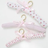 Set of Three Dolls Padded Coat Hangers