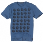 Mens Geo-Shield T-Shirt Petrol Blue