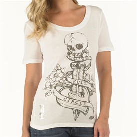 Womens Lena T-Shirt (New Print) White